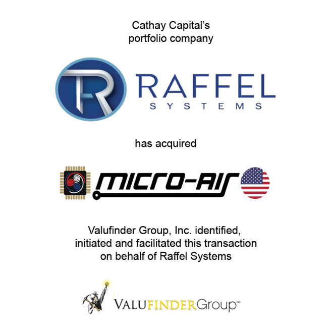 Raffel Systems Acquires Micro-Air, Inc